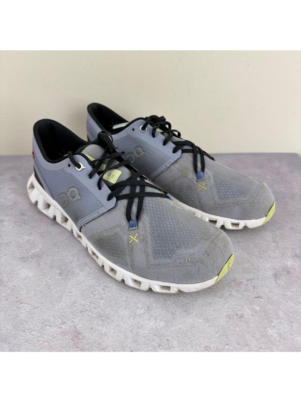 On Womens On Cloud X 3.0 Nimbus 60.98253 Gray Running Sneakers Size 10.5 READ